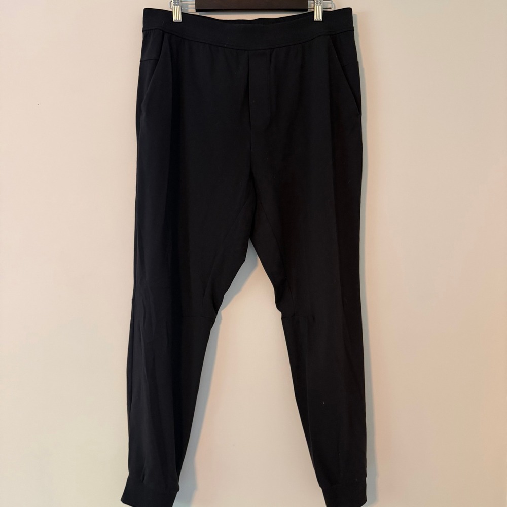 Lululemon ABC Jogger Tapered‎ Pant Black Technical Activewear Mens Size XL